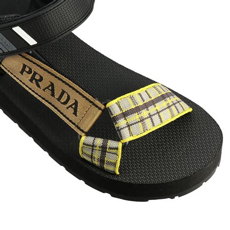 prada chinese sandals|designer Prada flat sandals.